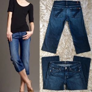 LIKE NEW! 7FAM DOJO Crop "7" Pockets!